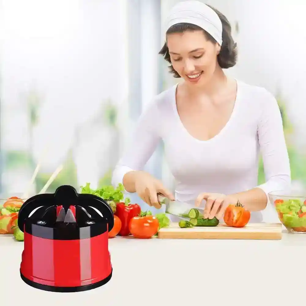knife sharpener with suction pad