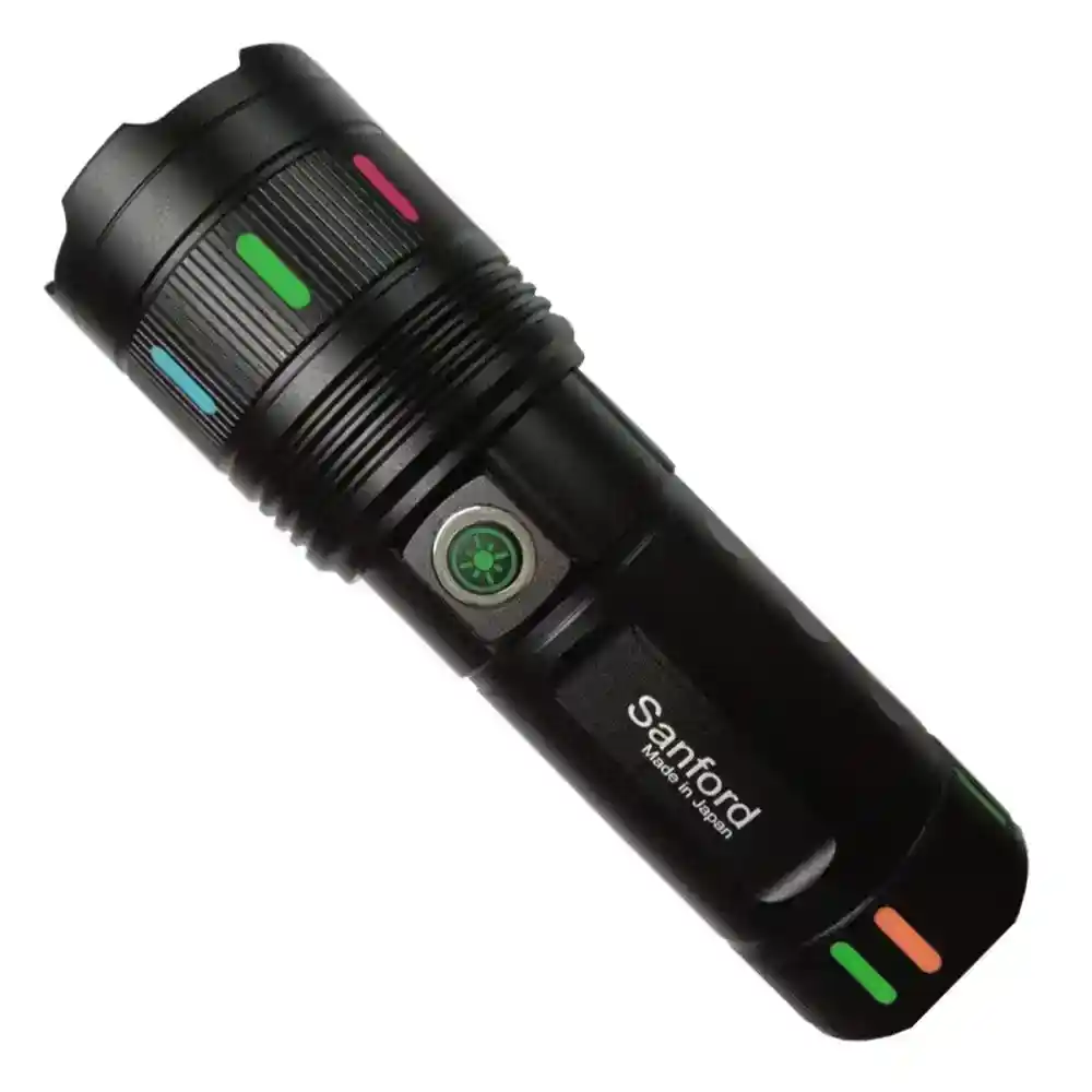Sanford Super Bright Flashlight – White Laser LED Made in Japan